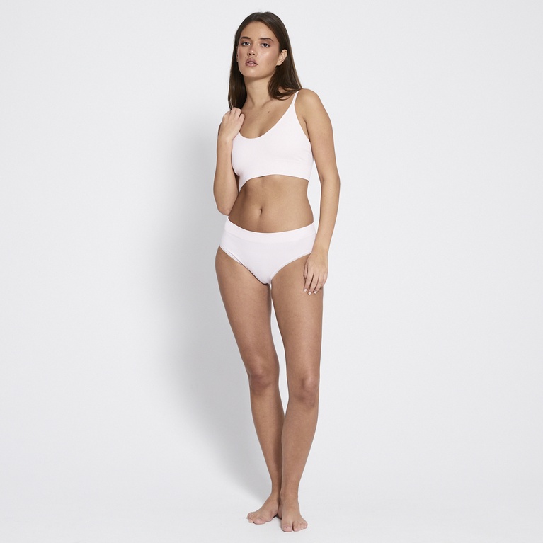 Ribbed panties "Rib underwear" Pink